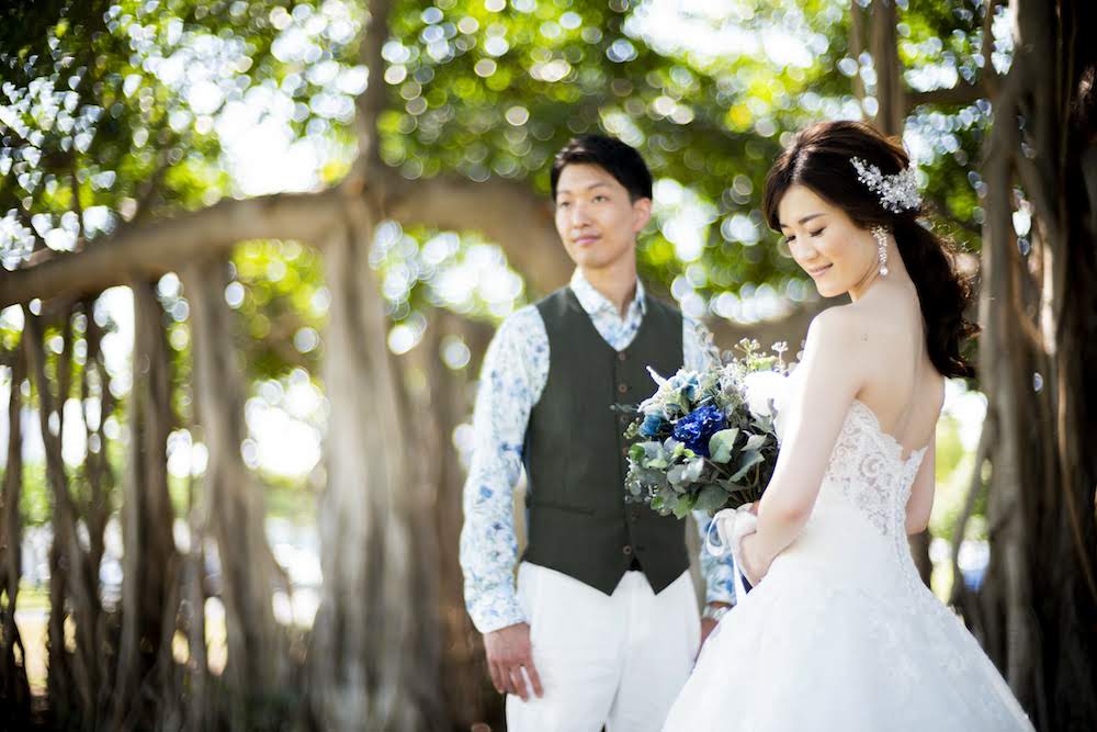 ハワイ婚|結婚式のウェディングスーツ