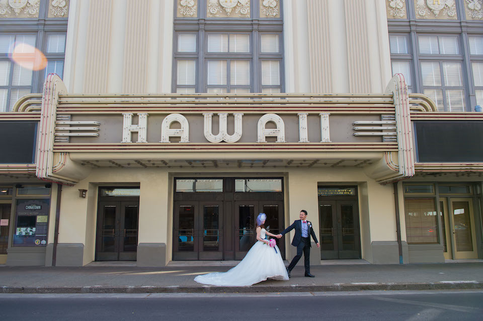 ハワイ|セントラルユニオン大聖堂|結婚式のタキシード