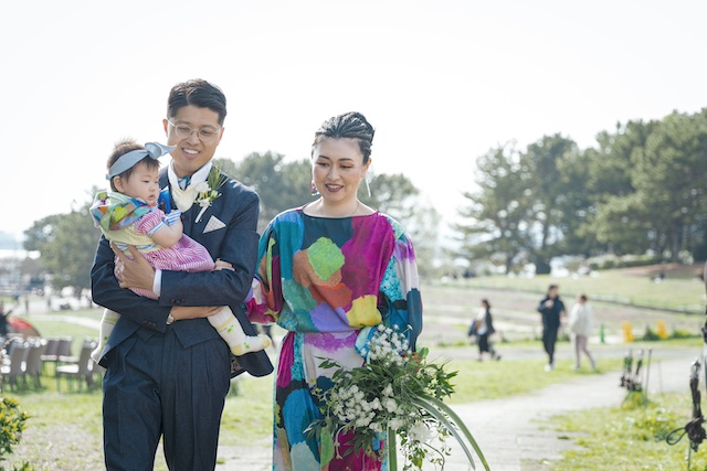 葛西臨海公園ウェディングフォト|新郎衣装のオーダーメイド