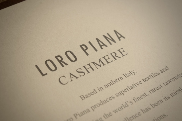 カシミヤコート生地｜loropiana｜ロロピアーナ
