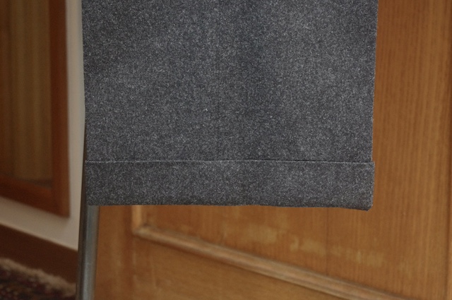 ワイドパンツ｜フランネルのドローコード仕様