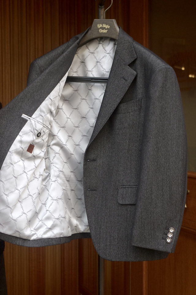 ウールデニムジャケットのオーダーメイド