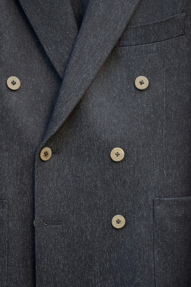 ダブルスーツのオーダーメイド|ウールデニム