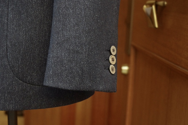 ダブルスーツのオーダーメイド|ウールデニム