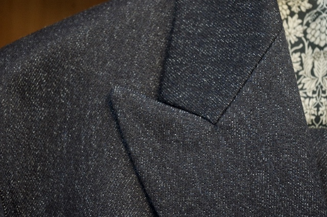 ダブルスーツのオーダーメイド|ウールデニム
