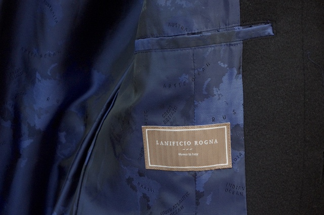 メンズのカシミヤロングコート