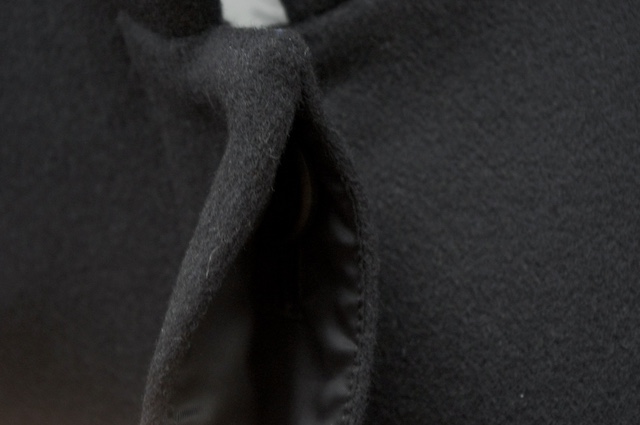 レディースカシミヤコート｜スタンドカラー