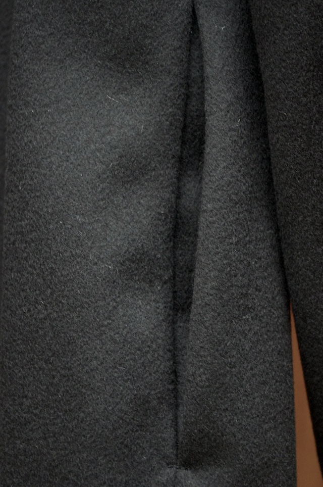 レディースカシミヤコート｜スタンドカラー