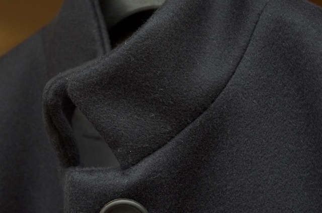 レディースカシミヤコート｜スタンドカラー