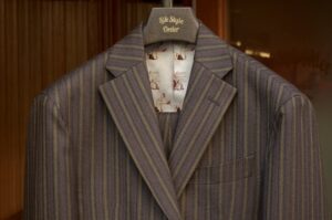 ヴィンテージ生地のオーダースーツ｜ドーメル