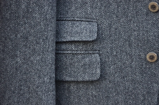 ツイード生地のスリーピーススーツ|オーダーメイド