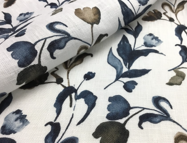 花柄のオーダーシャツ生地