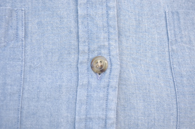 デニムのシャツワンピース