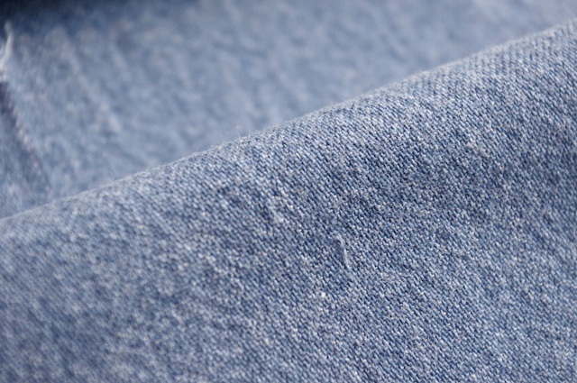 シャツワンピース用のデニム生地