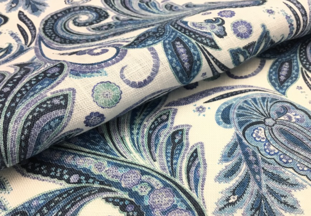 ペイズリー柄のオーダーシャツ生地
