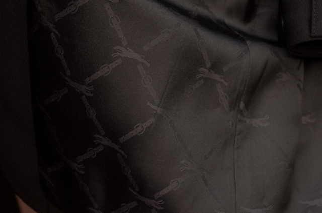 ブラックスーツ(略礼服)のオーダーメイド|裏地